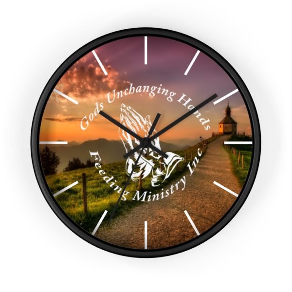 Unchanging Ministry Wall Clock (White Hands) - Image 4