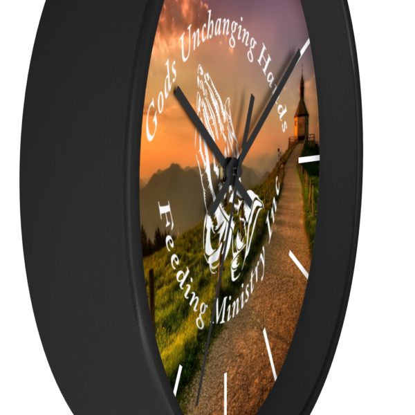 Unchanging Ministry Wall Clock (White Hands) - Image 5