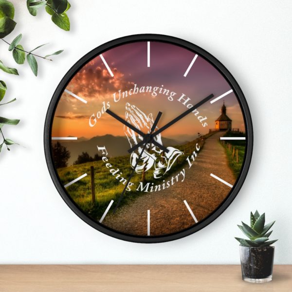 Unchanging Ministry Wall Clock (White Hands) - Image 6