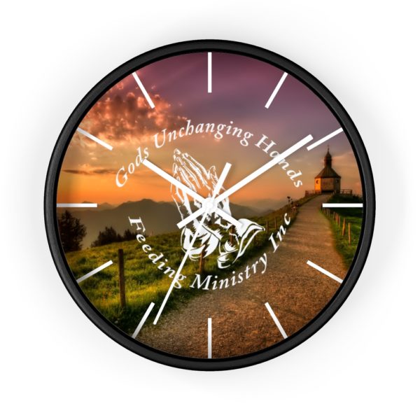 Unchanging Ministry Wall Clock (White Hands) - Image 7