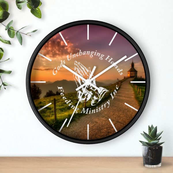 Unchanging Ministry Wall Clock (White Hands) - Image 9