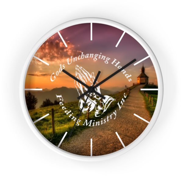 Unchanging Ministry Wall Clock (White Hands) - Image 10