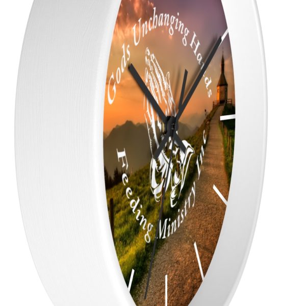 Unchanging Ministry Wall Clock (White Hands) - Image 11