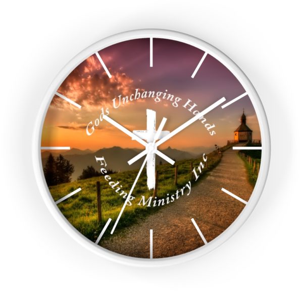 Unchanging Ministry Wall clock (Cross)