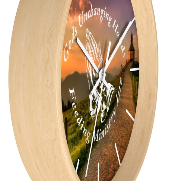 Unchanging Ministry Wall Clock (White Hands) - Image 2