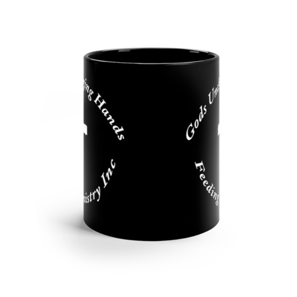 Unchanging Ministry 11oz Black Mug (Cross) - Image 2