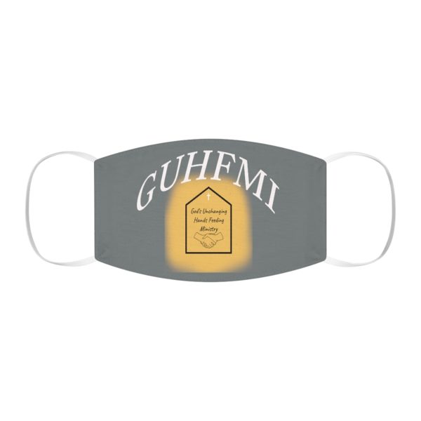 Unchanging Ministry  Snug-Fit Polyester Face Mask (White Logo) - Image 2