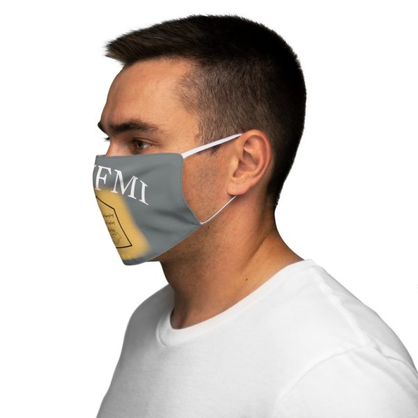 Unchanging Ministry  Snug-Fit Polyester Face Mask (White Logo) - Image 4