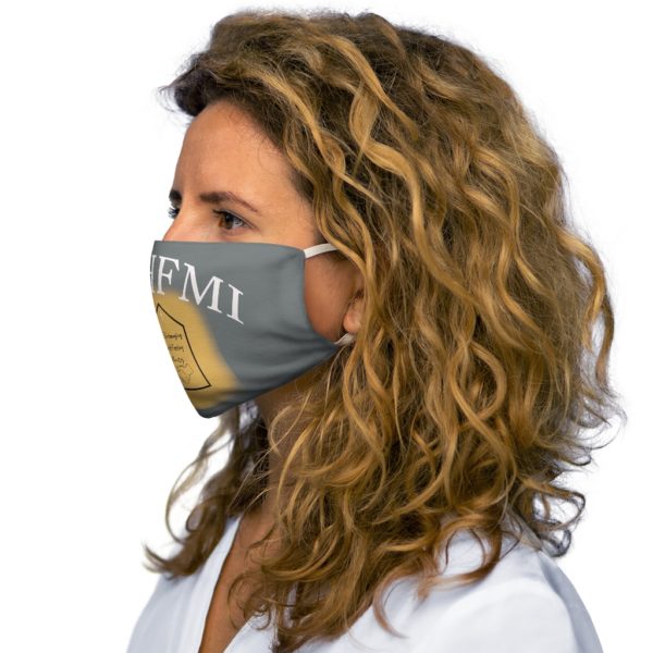 Unchanging Ministry  Snug-Fit Polyester Face Mask (White Logo) - Image 6