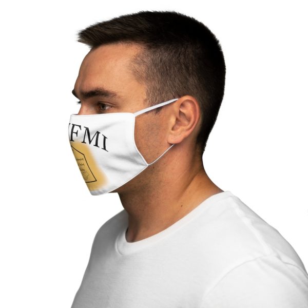 Unchanging Ministry Snug-Fit Polyester Face Mask (Black Logo) - Image 3
