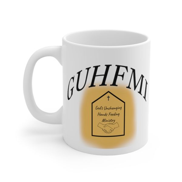 Unchanging Ministry 11oz White Mug (Logo) - Image 3